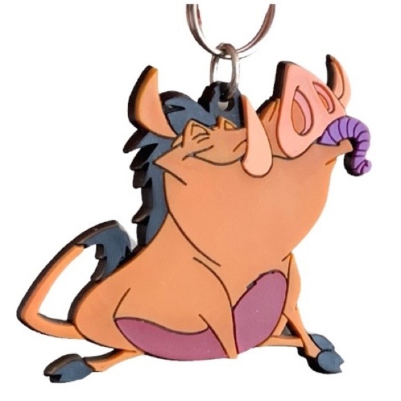 Vintage DISNEY Lion King: Pumba Eating a Purple Grub - Picture 1 of 4